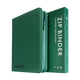 Vault X: 9-Pocket Exo-Tec® Zip Binder (Metallic Green)