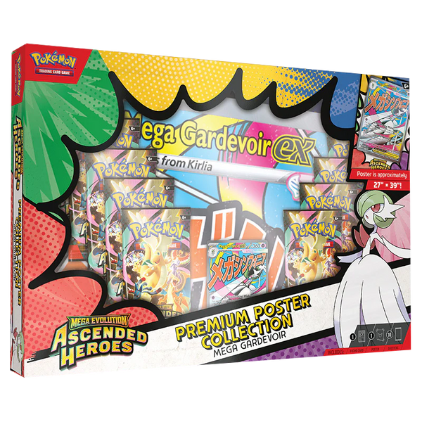 Pokemon TCG: Mega Evolution - Ascended Heroes - Premium Poster Collection - Mega Gardevoir