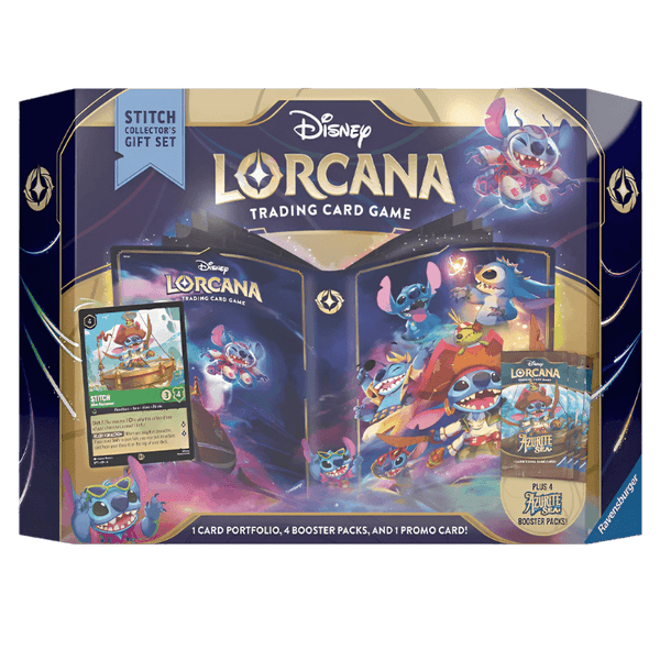 Disney Lorcana Trading Card Game: Azurite Sea - Stitch Collector's Gift Set