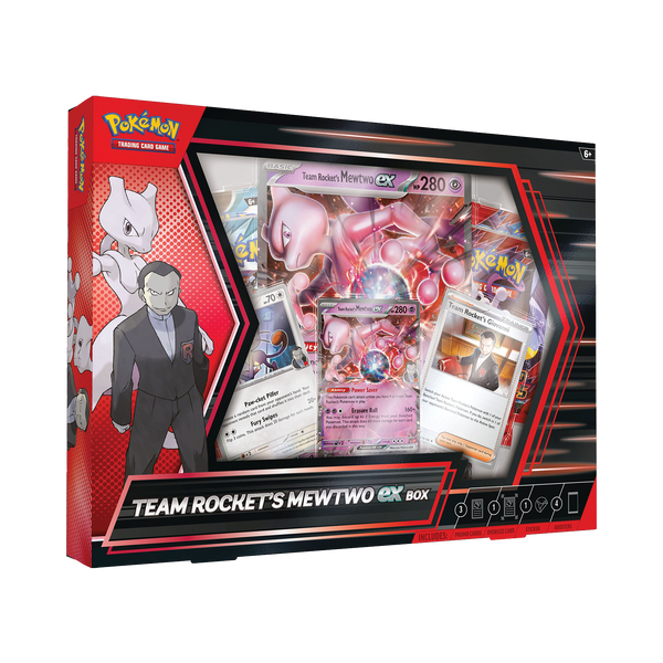 Pokemon TCG: Team Rocket's Mewtwo ex Box