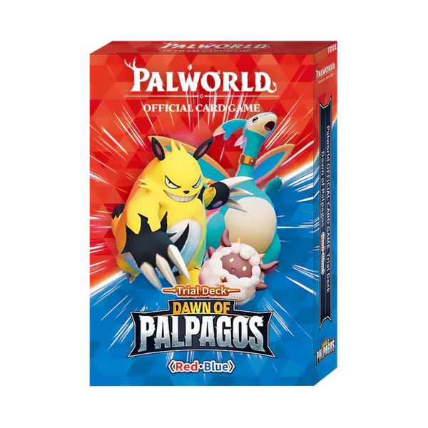 Palworld Official Card Game - Dawn of Palpagos - Trial Deck - Red/Blue