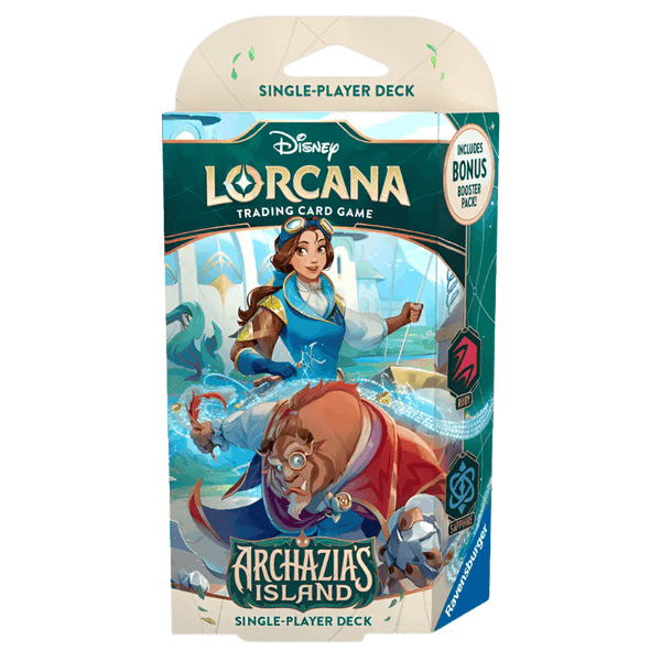 Disney Lorcana Trading Card Game: Archazia's Island - Starter Deck (Beast & Belle)