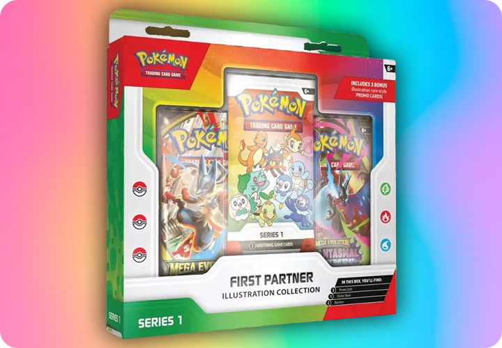 Pokémon TCG: First Partner Illustration Collection – Officially Revealed