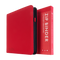 Vault X: 12-Pocket Exo-Tec® Zip Binder (Fire Red)