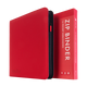Vault X: 12-Pocket Exo-Tec® Zip Binder (Fire Red)