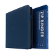 Vault X: 12-Pocket Exo-Tec® Zip Binder (Royal Blue)