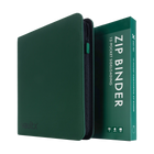 Vault X: 12-Pocket Exo-Tec® Zip Binder (Forest Green)