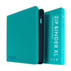 Vault X: 12-Pocket XL Exo-Tec® Zip Binder (Ocean Blue)