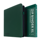 Vault X: 12-Pocket XL Exo-Tec® Zip Binder (Forest Green)