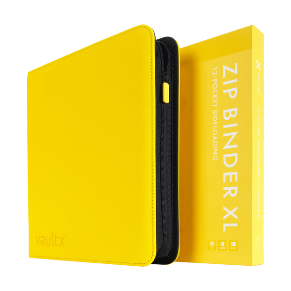 Vault X: 12-Pocket XL Exo-Tec® Zip Binder (Sunrise Yellow)