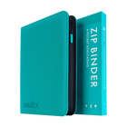 Vault X: 9-Pocket Exo-Tec® Zip Binder (Ocean Blue)