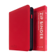 Vault X: 9-Pocket Exo-Tec® Zip Binder (Fire Red)