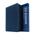 Vault X: 9-Pocket Exo-Tec® Zip Binder (Royal Blue)