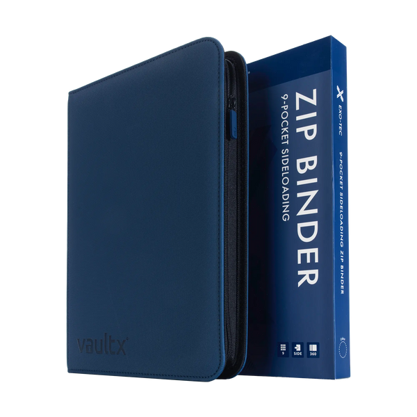 Vault X: 9-Pocket Exo-Tec® Zip Binder (Royal Blue)