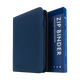 Vault X: 9-Pocket Exo-Tec® Zip Binder (Royal Blue)