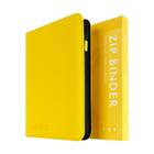 Vault X: 9-Pocket Exo-Tec® Zip Binder (Sunrise Yellow)