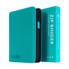 Vault X: 4-Pocket Exo-Tec® Zip Binder (Ocean Blue)