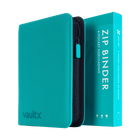 Vault X: 4-Pocket Exo-Tec® Zip Binder (Ocean Blue)