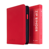 Vault X: 4-Pocket Exo-Tec® Zip Binder (Fire Red)