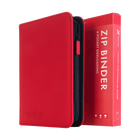 Vault X: 4-Pocket Exo-Tec® Zip Binder (Fire Red)