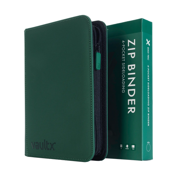 Vault X: 4-Pocket Exo-Tec® Zip Binder (Forest Green)
