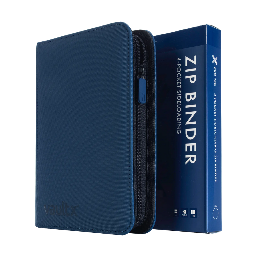 Vault X: 4-Pocket Exo-Tec® Zip Binder (Royal Blue)