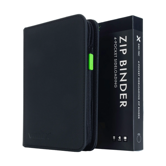 Vault X: 4-Pocket Exo-Tec® Zip Binder (Signature Black)