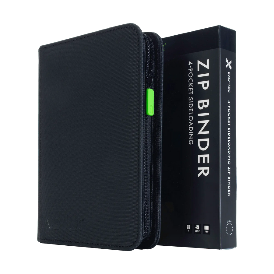 Vault X: 4-Pocket Exo-Tec® Zip Binder (Signature Black)