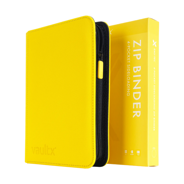 Vault X: 4-Pocket Exo-Tec® Zip Binder (Sunrise Yellow)