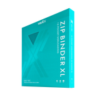 Vault X: 12-Pocket XL Exo-Tec® Zip Binder (Ocean Blue)