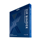 Vault X: 12-Pocket Exo-Tec® Zip Binder (Royal Blue)