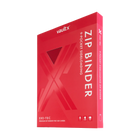 Vault X: 9-Pocket Exo-Tec® Zip Binder (Fire Red)
