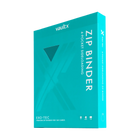 Vault X: 4-Pocket Exo-Tec® Zip Binder (Ocean Blue)