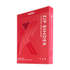 Vault X: 4-Pocket Exo-Tec® Zip Binder (Fire Red)
