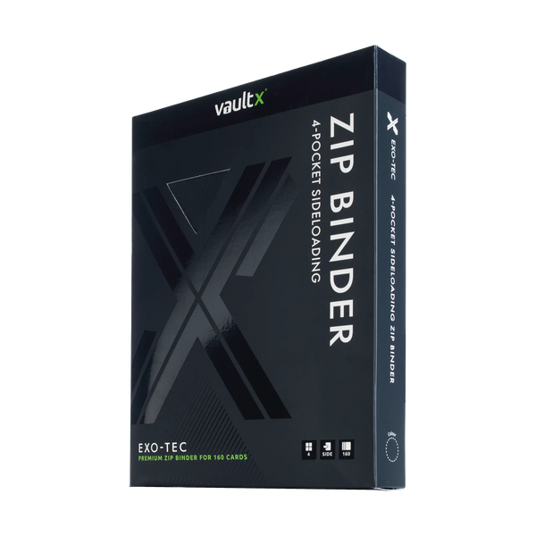 Vault X: 4-Pocket Exo-Tec® Zip Binder (Signature Black)
