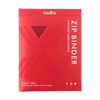 Vault X: 4-Pocket Exo-Tec® Zip Binder (Fire Red)