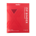 Vault X: 4-Pocket Exo-Tec® Zip Binder (Fire Red)