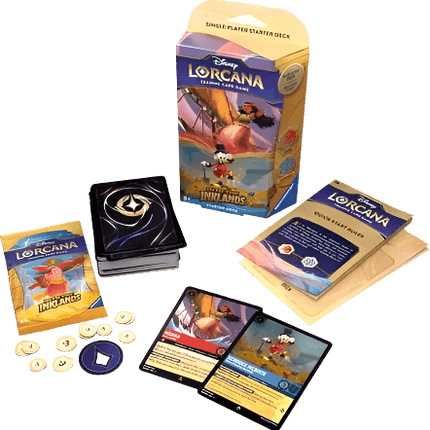 Disney Lorcana Trading Card Game: Into The Inklands - Starter Deck (Pongo and Peter Pan)