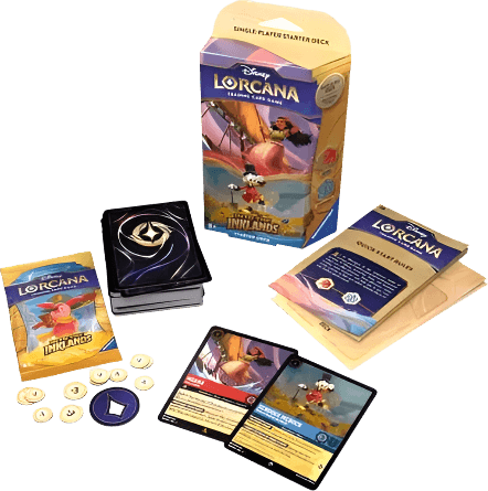 Disney Lorcana Trading Card Game: Into The Inklands - Starter Deck (Pongo and Peter Pan)