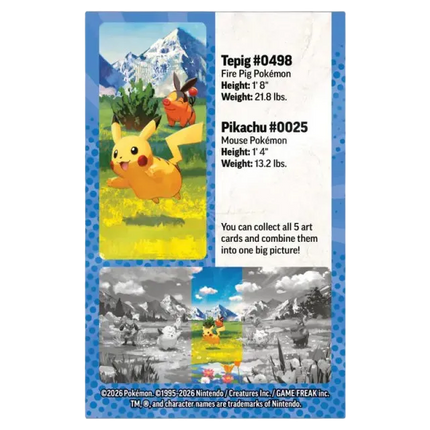 Pokemon TCG: Mega Evolution - Ascended Heroes - Mini Tin - Pikachu & Tepig