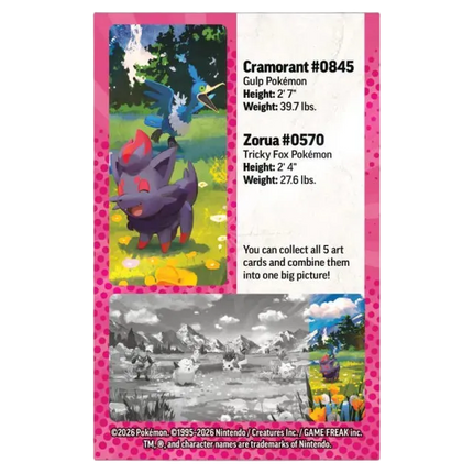 Pokemon TCG: Mega Evolution - Ascended Heroes - Mini Tin - Zorua & Cramorant