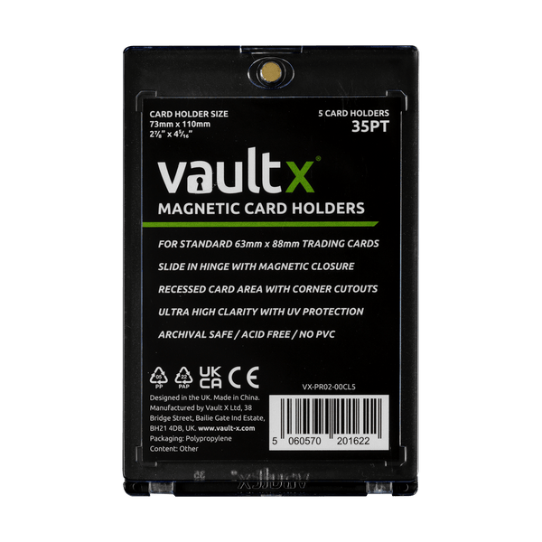 Vault X: Magnetic Card Holders - 35pt (5 pack)