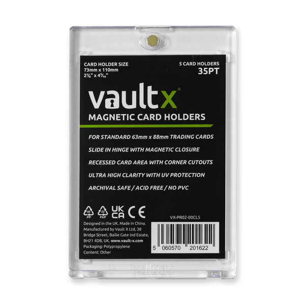 Vault X: Magnetic Card Holders - 35pt (5 pack)
