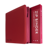 Vault X: 12-Pocket Exo-Tec® Zip Binder (Metallic Red)