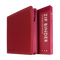 Vault X: 12-Pocket Exo-Tec® Zip Binder (Metallic Red)