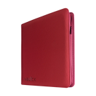 Vault X: 12-Pocket Exo-Tec® Zip Binder (Metallic Red)