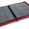 Vault X: 12-Pocket Exo-Tec® Zip Binder (Metallic Red)