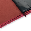 Vault X: 12-Pocket Exo-Tec® Zip Binder (Metallic Red)