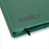 Vault X: 12-Pocket Exo-Tec® Zip Binder (Metallic Green)