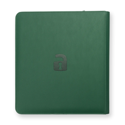 Vault X: 12-Pocket Exo-Tec® Zip Binder (Metallic Green)